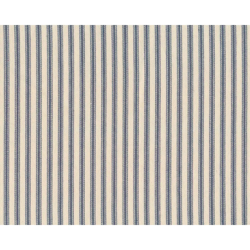 Dekostoff TICKING STRIPES, Fischgrat-Streifen, jeansblau, Clarke & Clarke