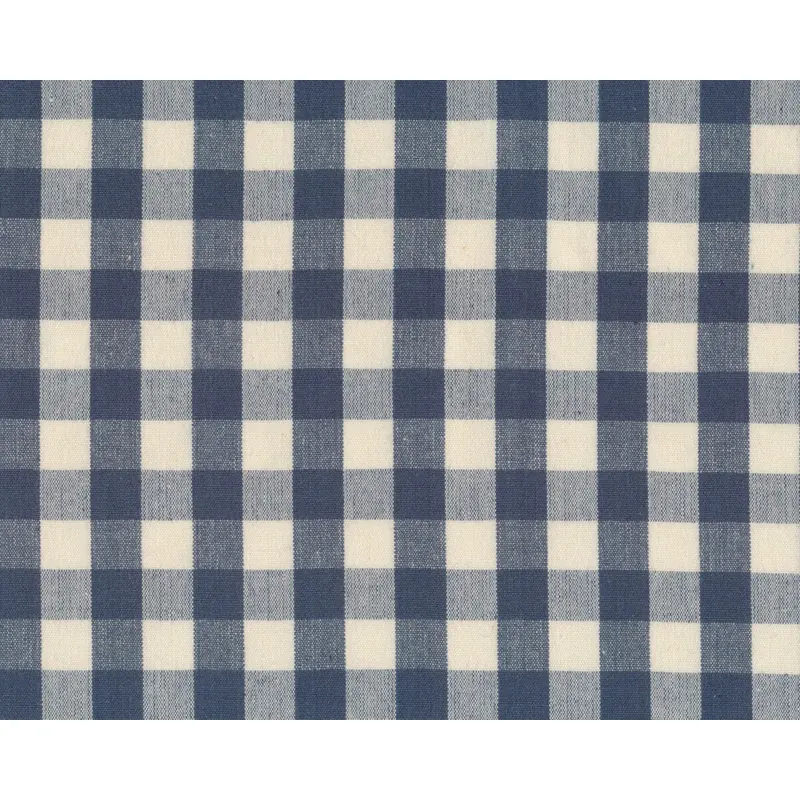 Dekostoff TICKING STRIPES, Karomuster, jeansblau, Clarke & Clarke