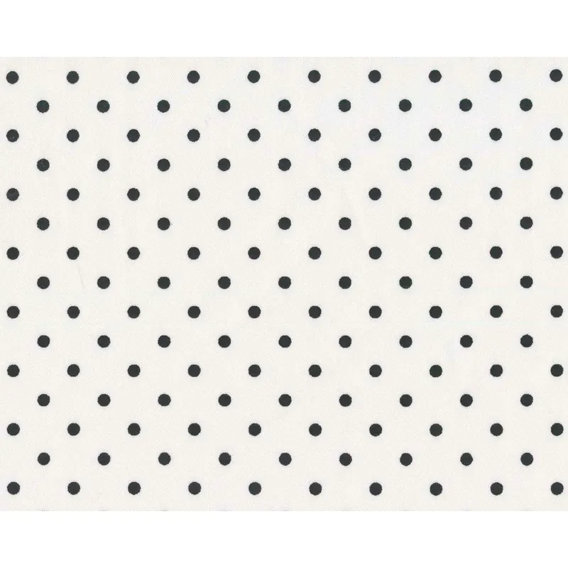 Designer Baumwoll-Stretchstoff PUNTI, Punkte, schwarz