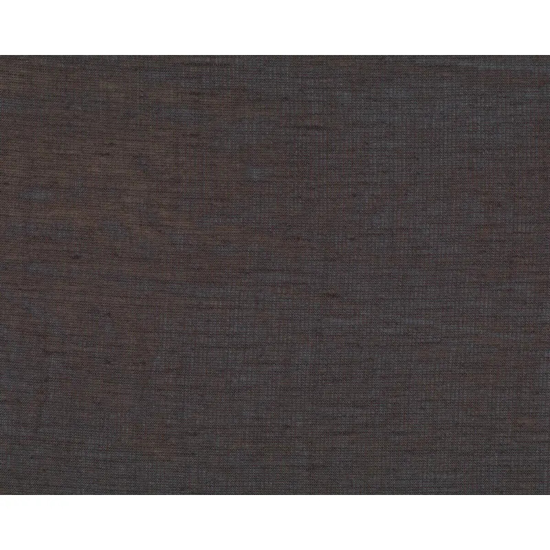 Designer Viskose-Leinen-Stoff MOUSSELIN, dunkelbraun