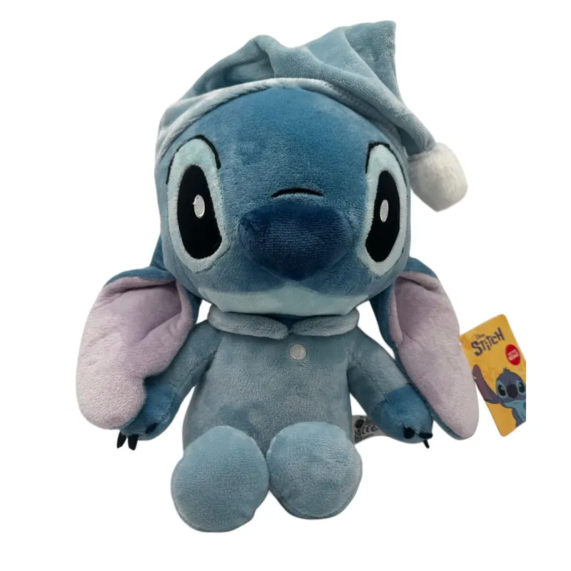 Disney Lilo und Stitch Kuscheltier Lilo und Stitch Plüschtier XXL 36 cm Stofftier Anime Kawaii Plush Stofftier Cute Plushie Halloween Weihnachten Geschenke für Kinder Stitch mit Pyjama