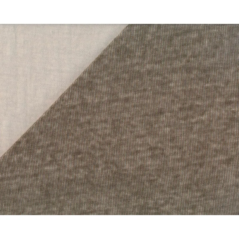 Doubleface Strickstoff BARATTI, olivgrün-creme, Hilco
