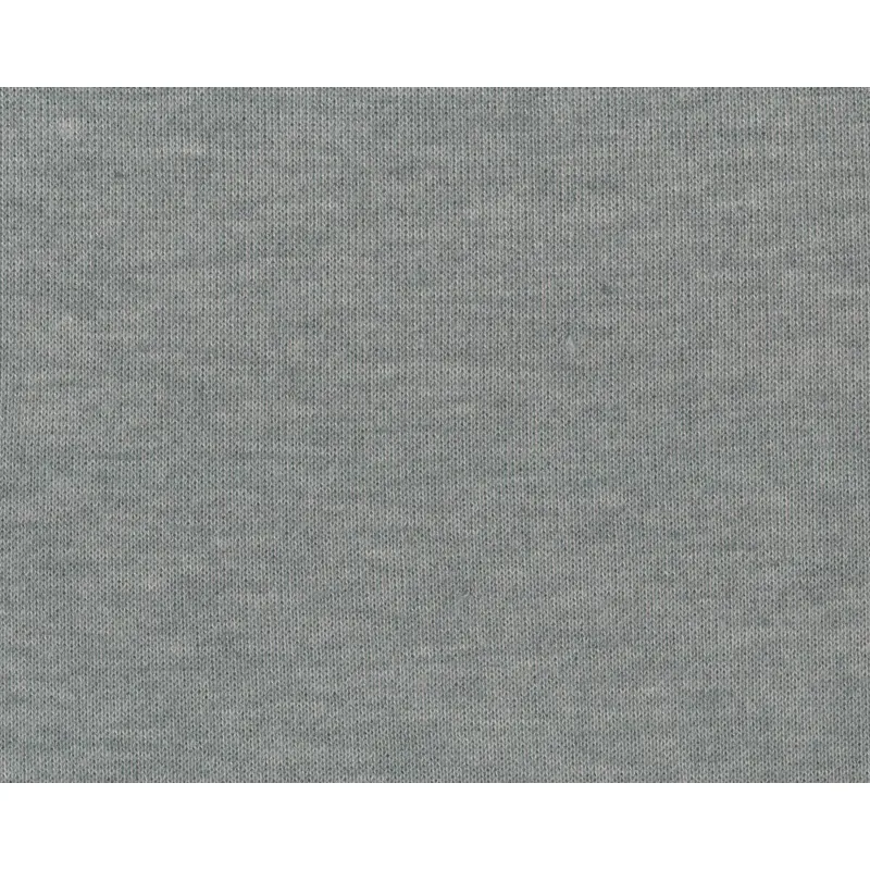 Doubleface Strickstoff GRIGIO, hellgrau meliert, Hilco