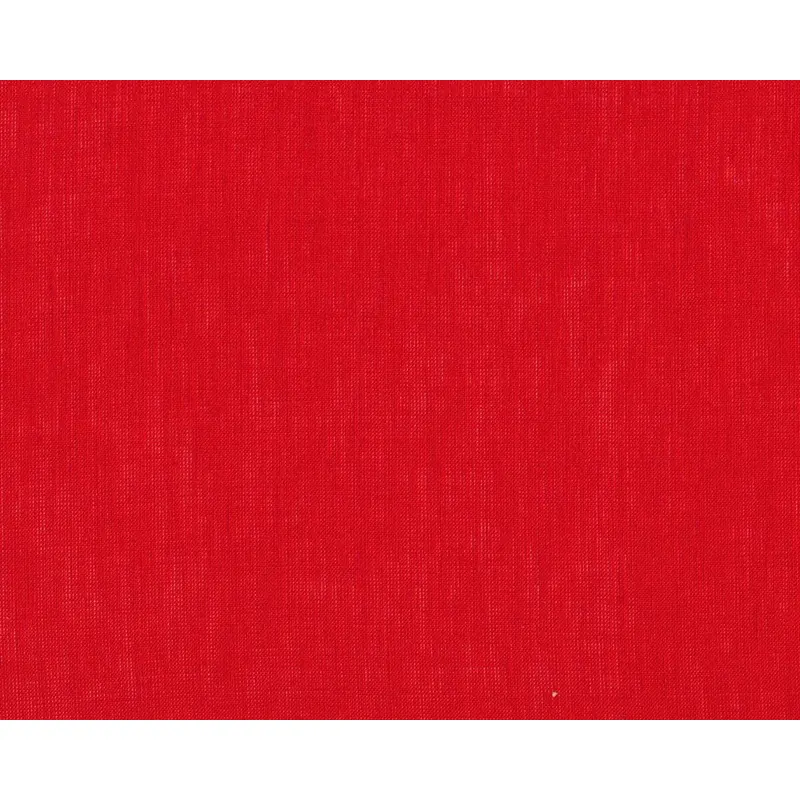 Edler feiner italienischer Leinenstoff ROSANA, hellrot