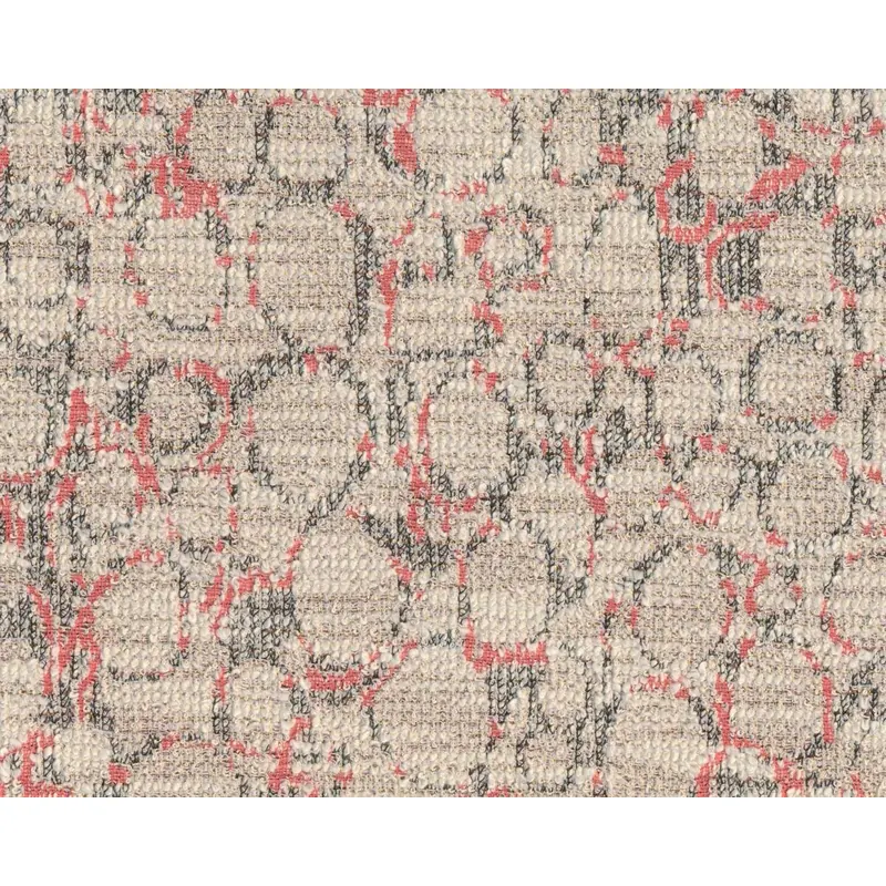 Edler Viskose-Bouclé mit Lurex aus Italien JANES, creme-lachsrosa