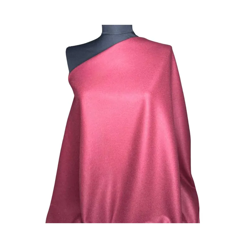 Edles italienisches Designer-Wolltuch mit Kaschmir CACHEMIRE, weinrot
