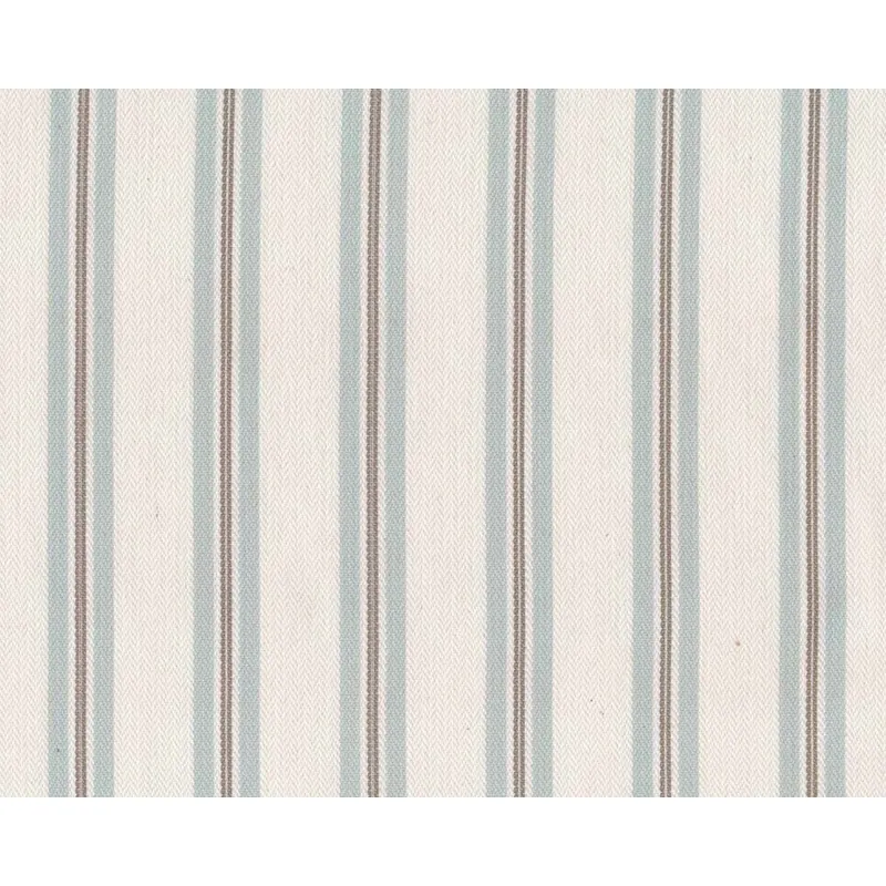 Englischer Dekostoff iLiv, Fischgrat-Polsterstoff BLAZER STRIPE, Dreier-Streifen, creme-helles mintgrün
