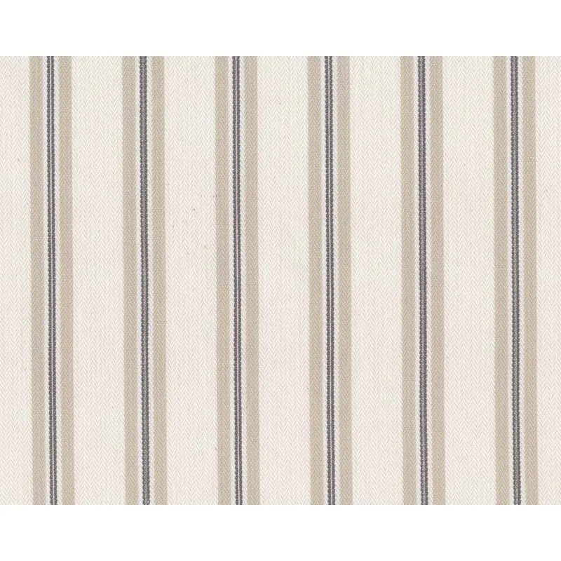 Englischer Dekostoff iLiv, Fischgrat-Polsterstoff BLAZER STRIPE, Dreier-Streifen, creme-natur
