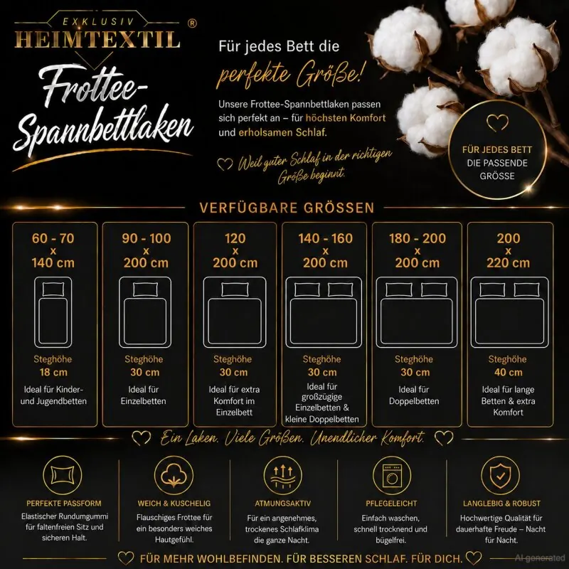EXKLUSIV HEIMTEXTIL Frottee Spannbettlaken Premium 60 - 70 x 140 cm Lila