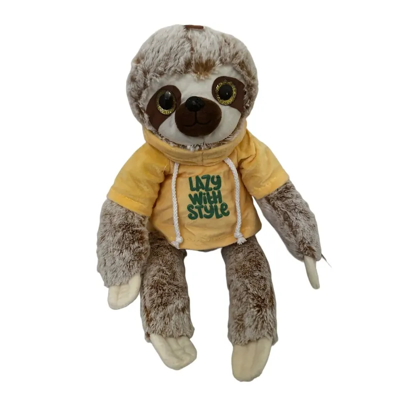 Faultier Kuscheltier XXL 38 cm Plüschtier Plush Stofftier Plushies Lazy Gelb