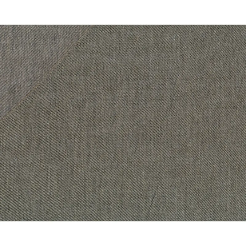 Feiner changierender Leinenstoff BICOLORE, zweifarbig, natur dunkel