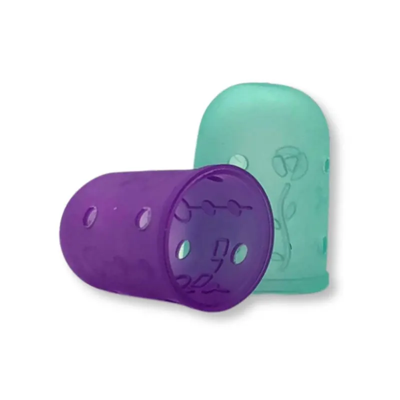 Flexibles Gummifingerhut-Set, 2 Stück, Clover