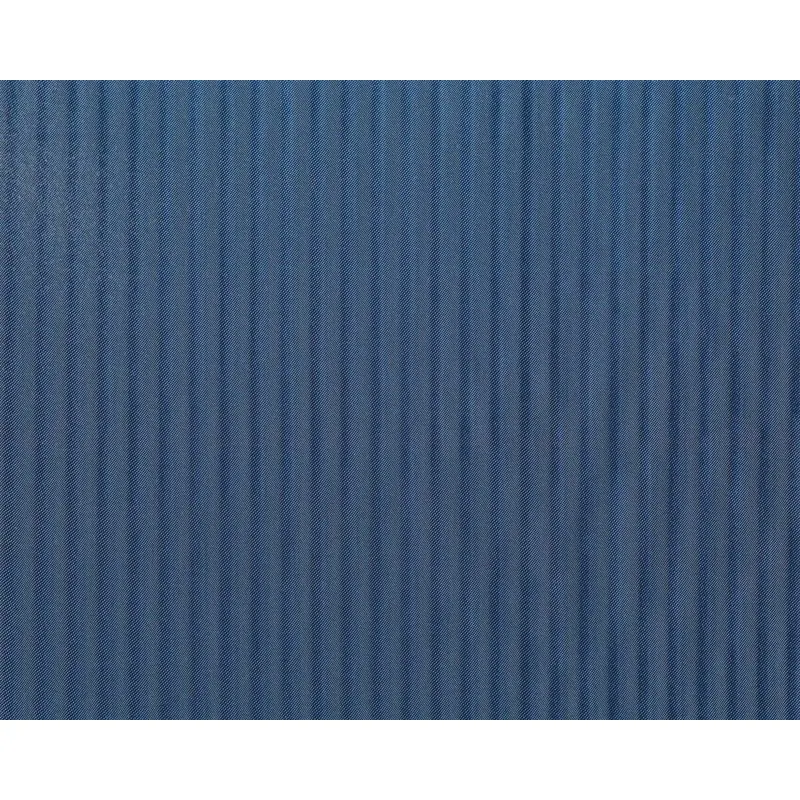 Futterstoff Satin mit Streifenmuster, taubenblau & marineblau