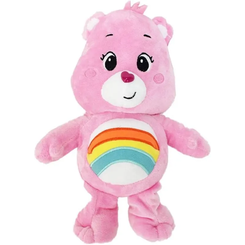 Glücksbärchi Kuscheltier Care Bears Plüsch Plüschfigur XXL 28 cm Teddybär Stofftier Glücksbärchen für Kinder (Hurra Bärchi pink XXL 28 cm)