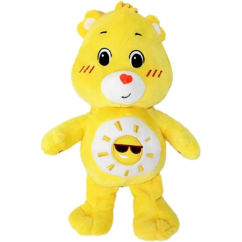 Glücksbärchi Kuscheltier Care Bears Plüsch Plüschfigur XXL 43 cm Teddybär Stofftier Glücksbärchen für Kinder (Sonnenschein Bärchi gelb XXL 43 cm)