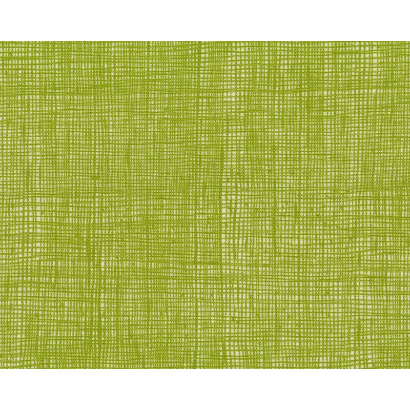 Griffiger Baumwoll-Canvas, Dekostoff HEATH, Strichel-Karo, hellgrün