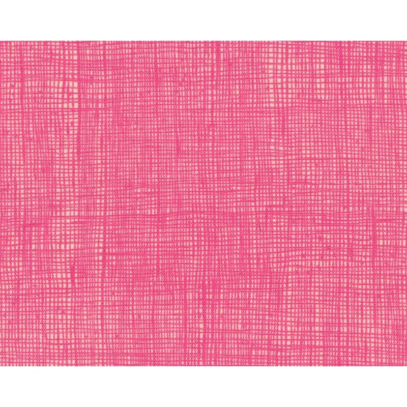 Griffiger Baumwoll-Canvas, Dekostoff HEATH, Strichel-Karo, pink