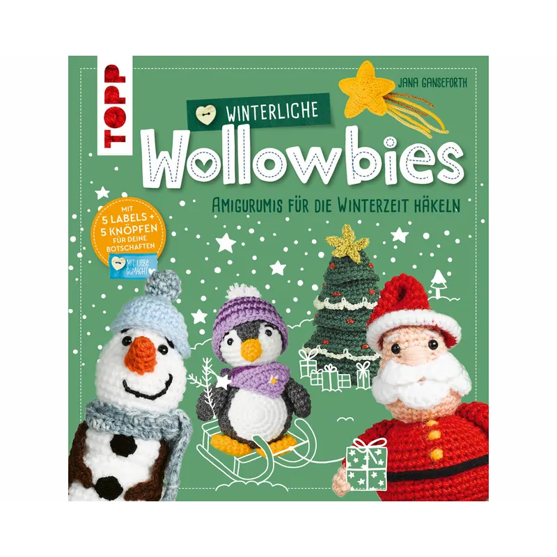Häkelbuch: Winterliche Wollowbies,Topp