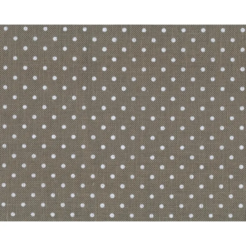 Handarbeitsstoff Leinen BELFAST PETIT POINT, 32 ct., regelmäßige Punkte, gedecktes schlammbraun-weiß, Zweigart