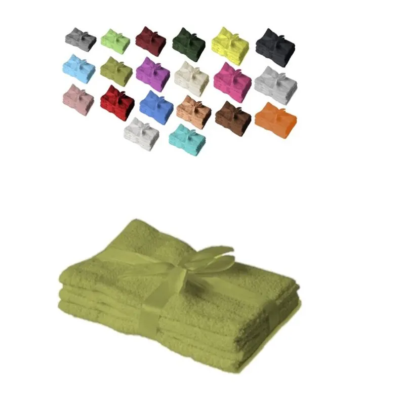 Handtuch 4er Set 50 x 100 cm Kiwi