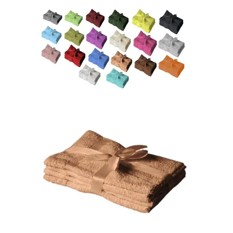 Handtuch 4er Set 50 x 100 cm Sand