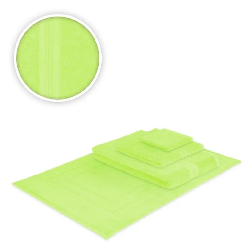 Handtücher Kombi Bade Set 4teilig 500 g/m² Apfelgrün