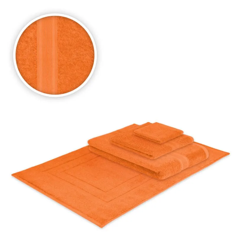 Handtücher Kombi Bade Set 4teilig 500 g/m² Terrakotta
