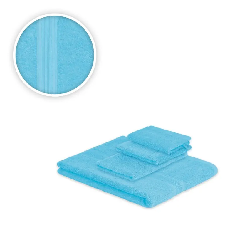 Handtücher Kombi Gäste/Reise Set 4teilig 500 g/m² Türkis