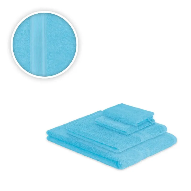 Handtücher Kombi Single-Set 4-teilig 500 g/m² Türkis
