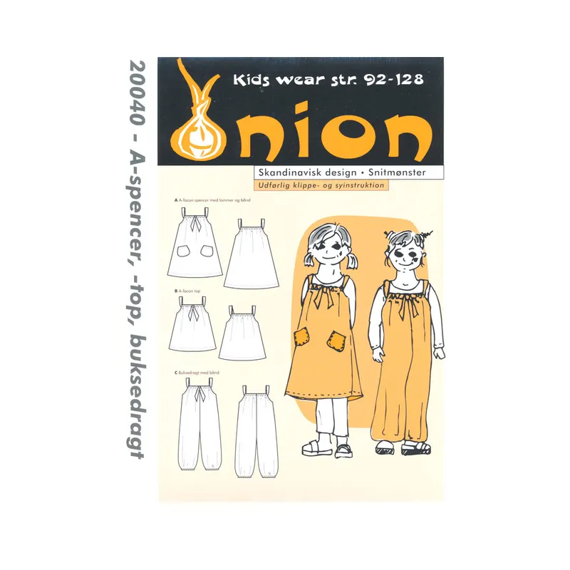 Hängerchen, Top und Overall, Schnittmuster ONION 20040