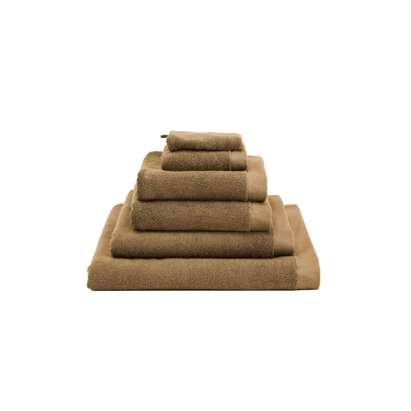 Heckett and Lane 1x VPE 2 st. Premium Badetuch 60/110 Cognac Brown Badetuch 60x110 Cognac-Brown Uni