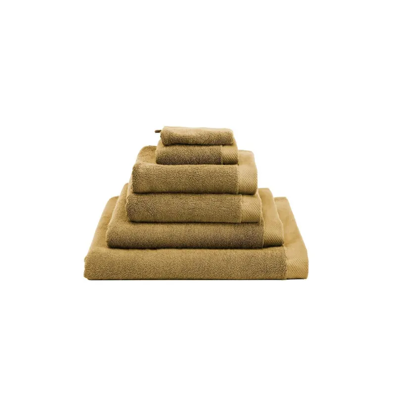 Heckett and Lane 1x VPE 2 st. Premium Badetuch 60/110 Ochre Yellow Badetuch 60x110 Ochre-Yellow Uni