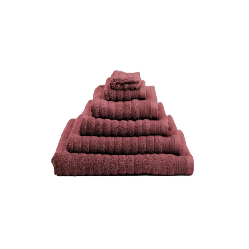 Heckett and Lane 1x VPE 2 st. Prestige Badetuch 60/110 Spicy Red Badetuch 60x110 Spicy-Red Gestreift