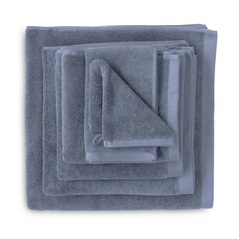 Heckett and Lane 1x VPE 6 st. Gastentuch 30/50 Celectic Blue Gästetuch 30x50 Celectic-Blue Uni