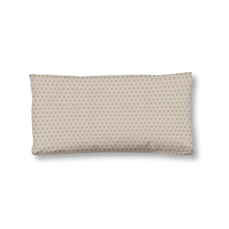 HIP Kissenbezug 40x80 cm Mako Satin Alrune Mandalas mit Federn und Schmetterlingen natur