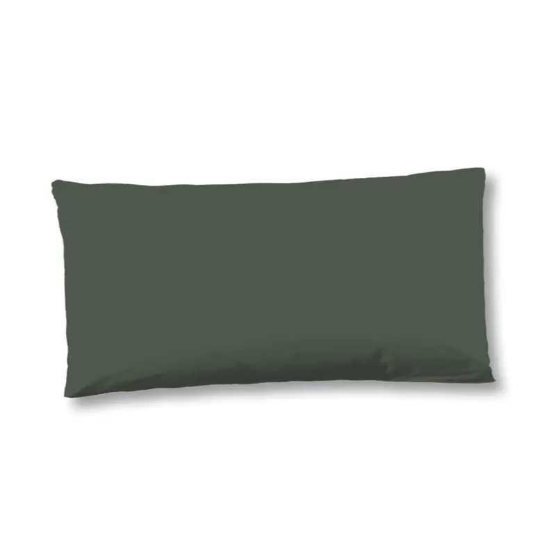 HIP Kissenbezug 40x80 cm Mako Satin Uni Einfarbig grün