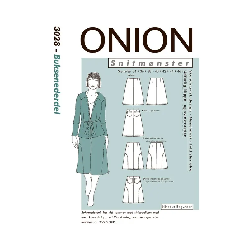 Hosenrock, Schnittmuster ONION 3028