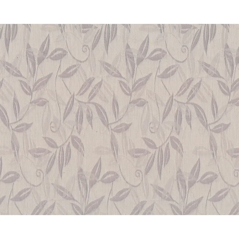 Hosenstoff Baumwoll-Jacquard mit Stretch EVA, Blattzweige, hellbeige