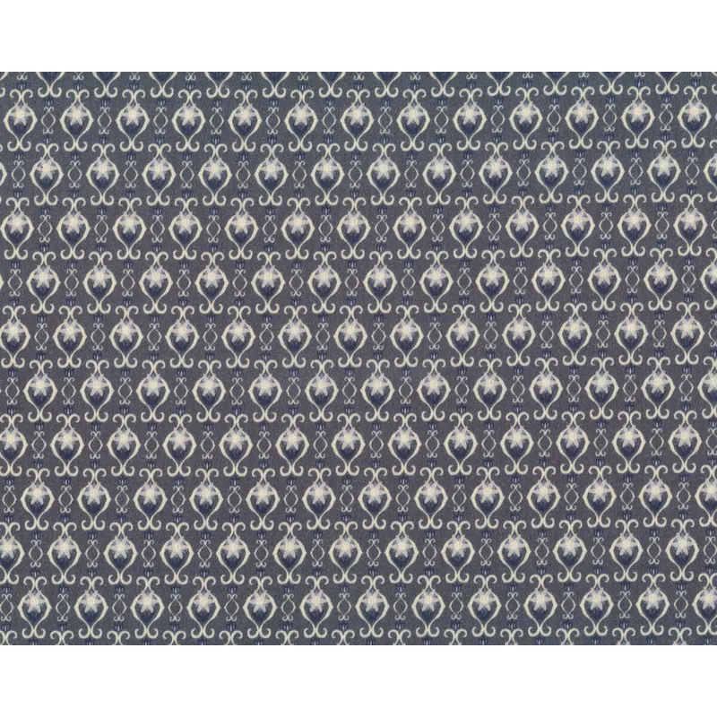Hosenstoff Baumwoll-Stretch SANCHO, Blütenmedaillons, dunkelgrau