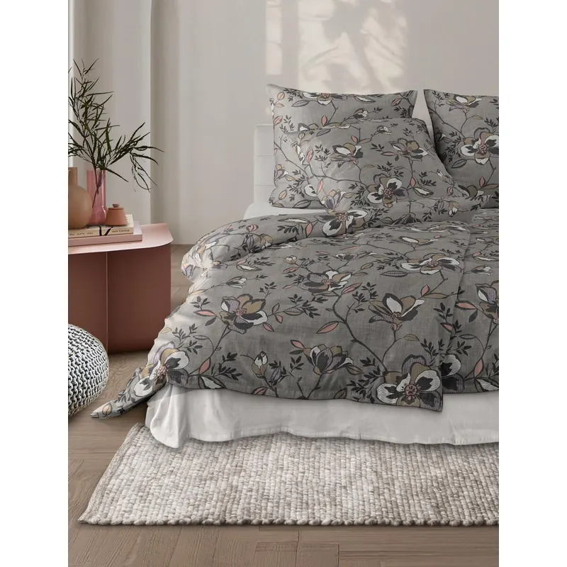 Irisette Edel-Feinbiber Bettwäsche Set Koala 8616 1 Deckenbezug 140x200 cm + 1 Kissenbezug 90x70 cm bunt