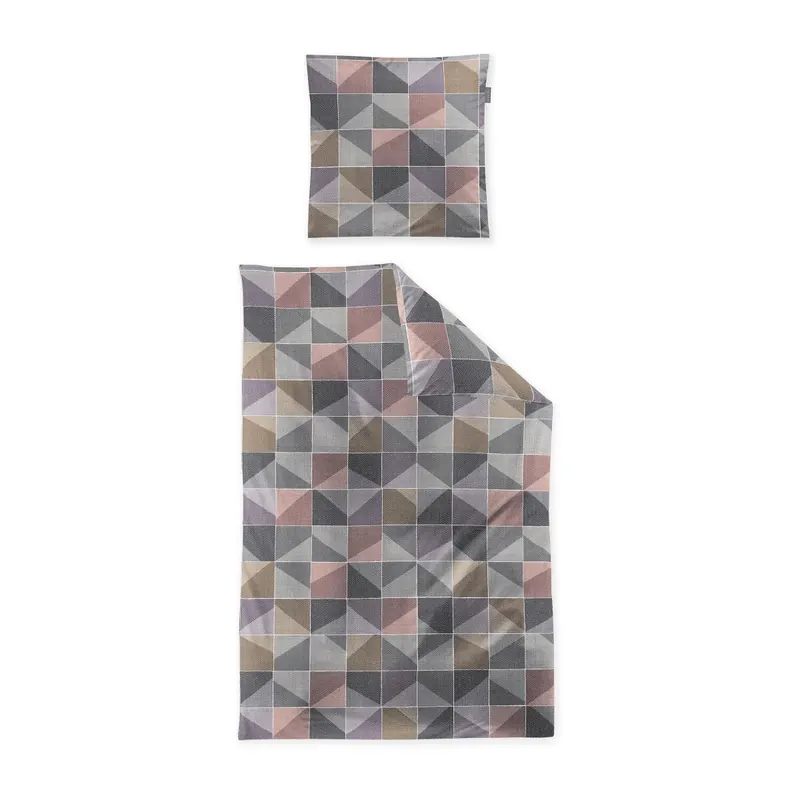 Irisette Edel-Feinbiber Bettwäsche Set Koala 8646 1 Deckenbezug 140x200 cm + 1 Kissenbezug 90x70 cm bunt