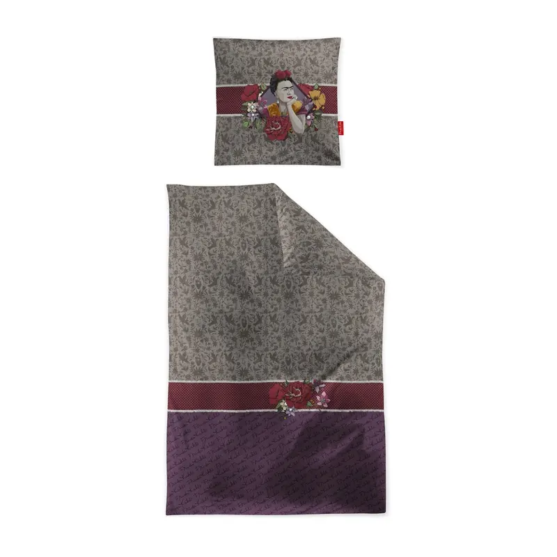 Irisette Mako-Satin Bettwäsche Set Playa 8535 1 Deckenbezug 135x200 cm + 1 Kissenbezug 80x80 cm bunt