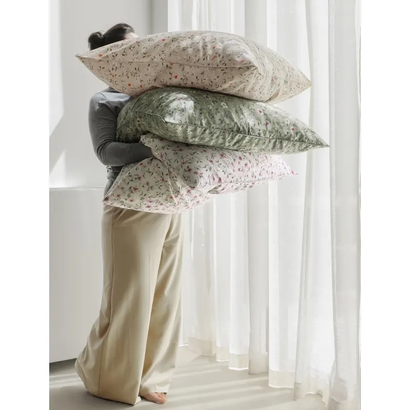 Irisette Mako-Satin Bettwäsche Set Tokio 8567 1 Deckenbezug 155x220 cm + 1 Kissenbezug 80x80 cm grün