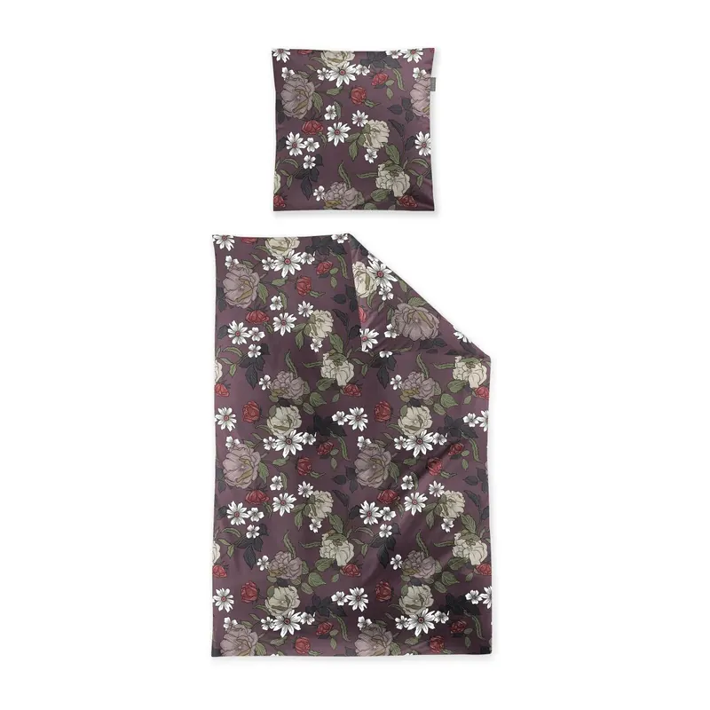 Irisette Mako-Satin Bettwäsche Set Wave 8625 1 Deckenbezug 140x200 cm + 1 Kissenbezug 90x70 cm bunt