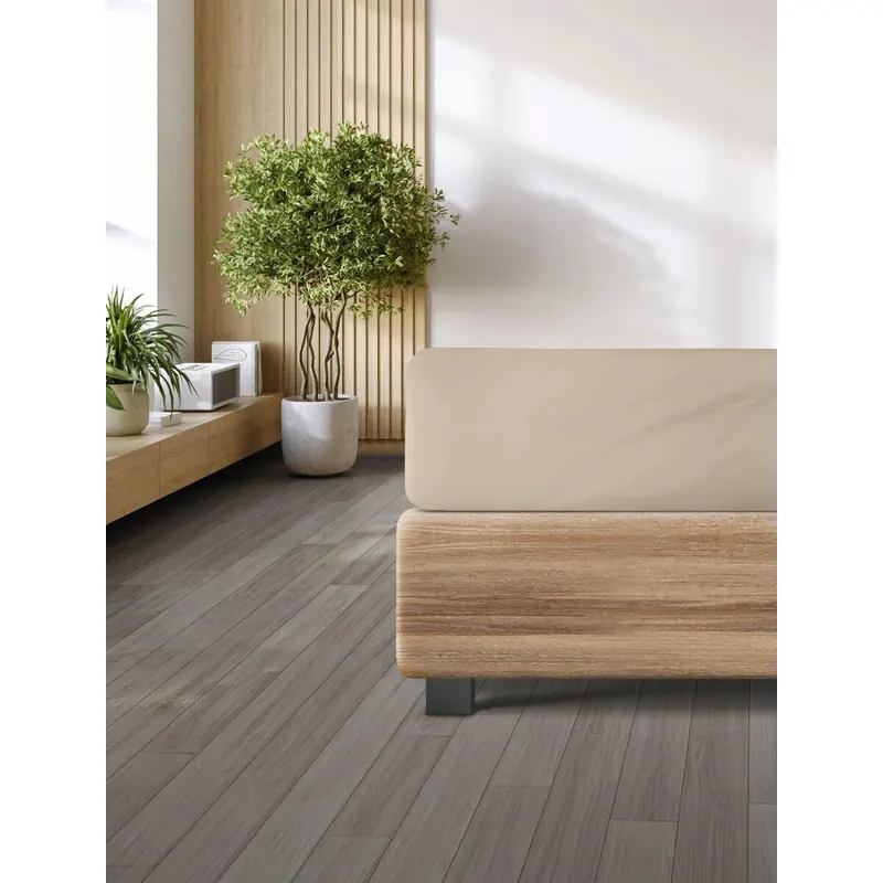 Irisette Premium Stretch Spannbetttuch Porto 0020 1 x Spannbetttuch mit Rundumgummi für Matratzen von 180-200 x 200-220 cm grün