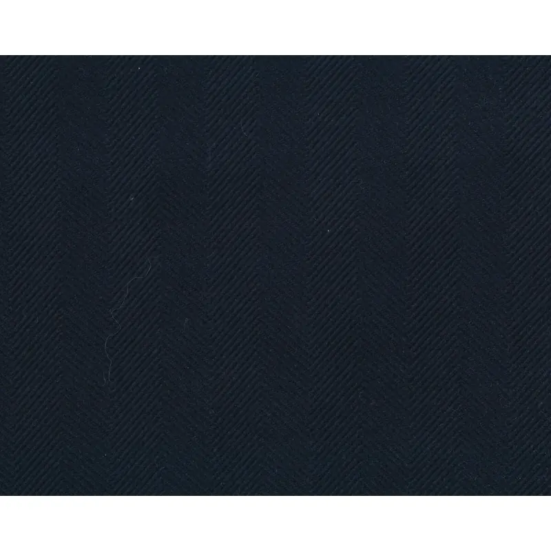 Italienischer Baumwoll-Flanellstoff REZZO, Fischgrat, marineblau