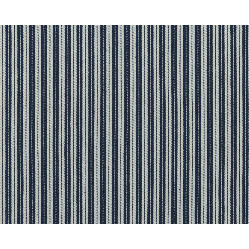 Italienischer Designer-Jeansstoff mit Stretch GOSTAR, Streifenbänder, dunkles jeansblau