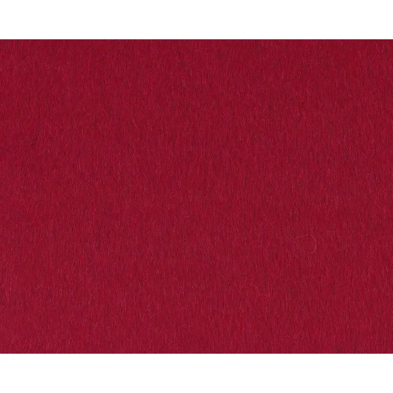 Italienischer Designer-Webpelz, modisches Fellimitat aus Wolle ALPACA, rot
