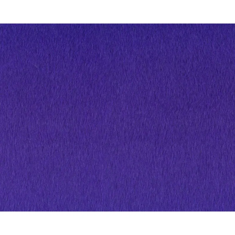 Italienischer Designer-Webpelz, modisches Fellimitat aus Wolle ALPACA, ultramarinblau