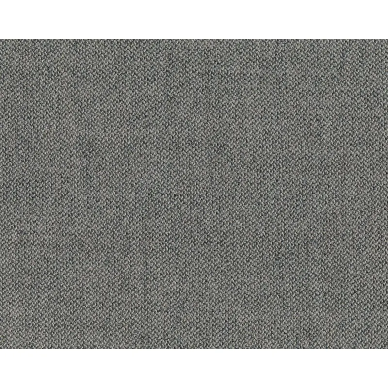 Italienischer Designer-Wollstoff ATTICO, zweifarbig meliert, dunkelgrau-natur
